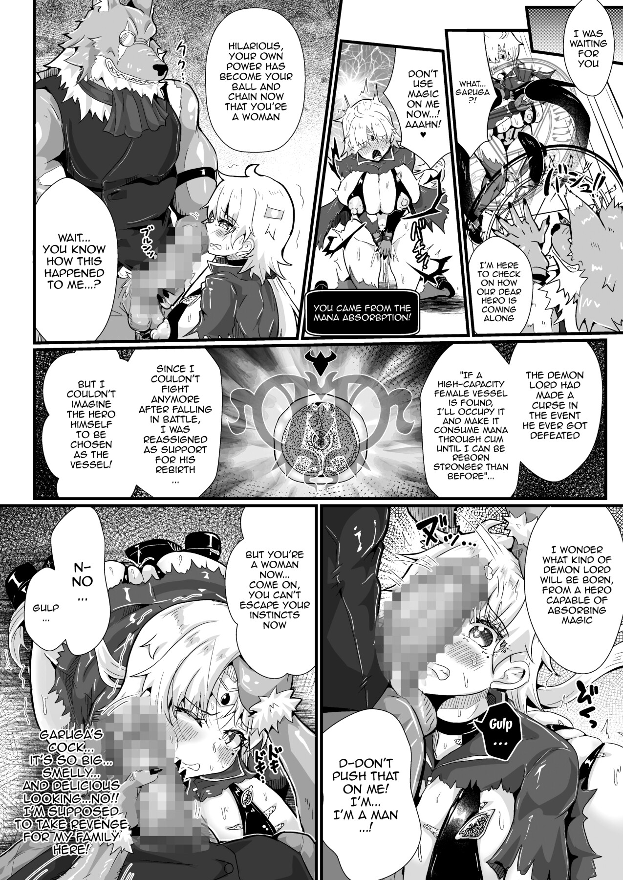 Hentai Manga Comic-TS Hero Can't Go Back-Read-15
